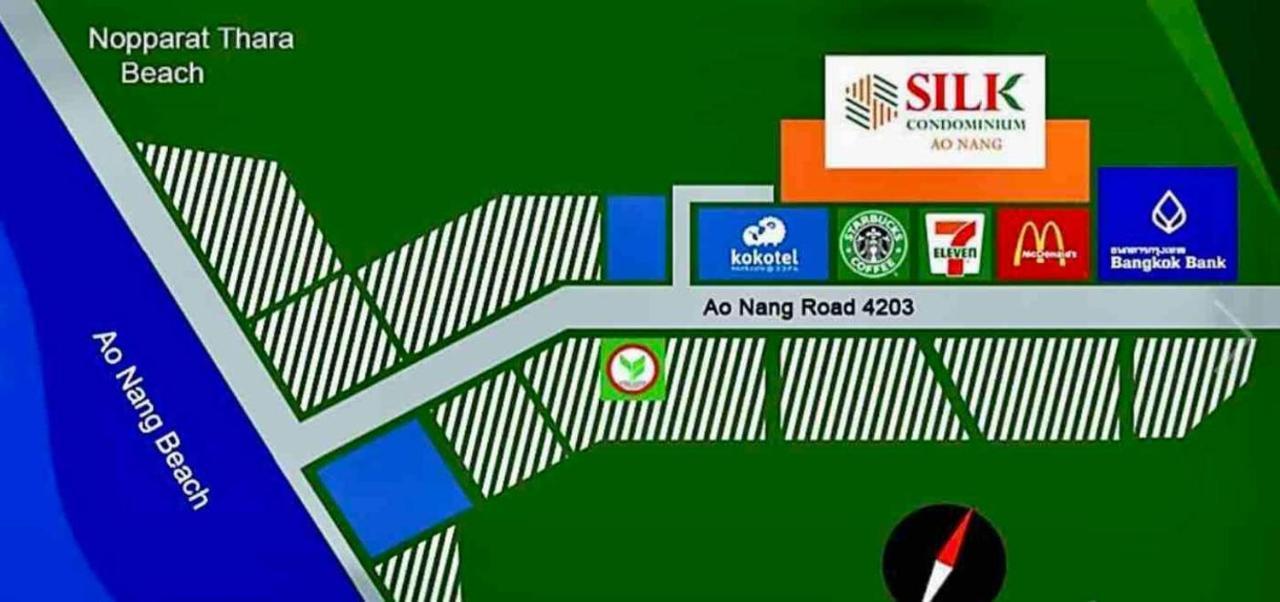 Apartment A402-silk Aonang-sea View-5 Mins Walk To *